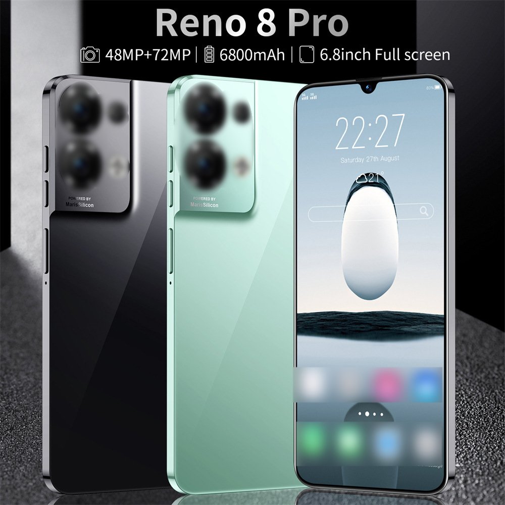 2023 New Reno 8 pro cellphones 16GB+1TB mobile phone 4g phones celulares 3G smartphone